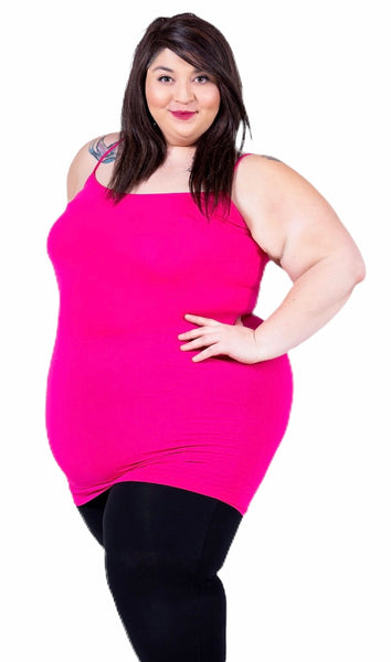 The Light Fit Spaghetti Long Tank                                                          (3X, 4X, 5X)