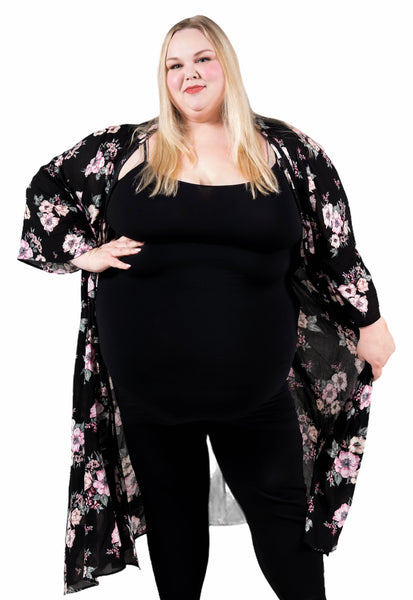 The Light Fit Spaghetti Long Tank                                                          (3X, 4X, 5X)