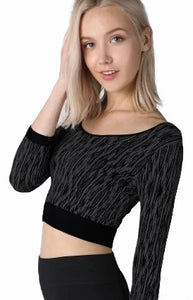 Refined Timber Sleve Crop Top